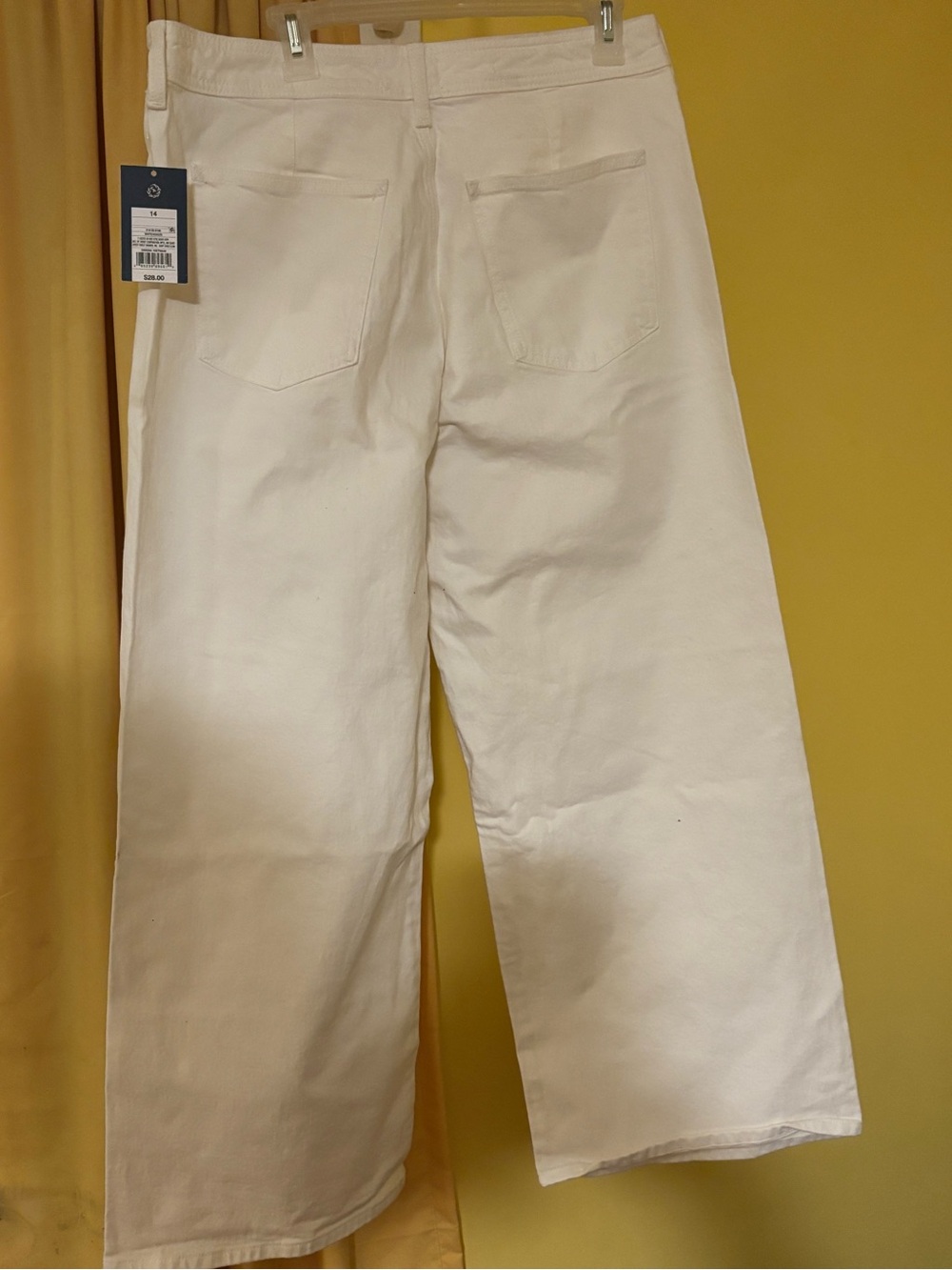 Universal Thread White Wide-Leg Jeans women’s